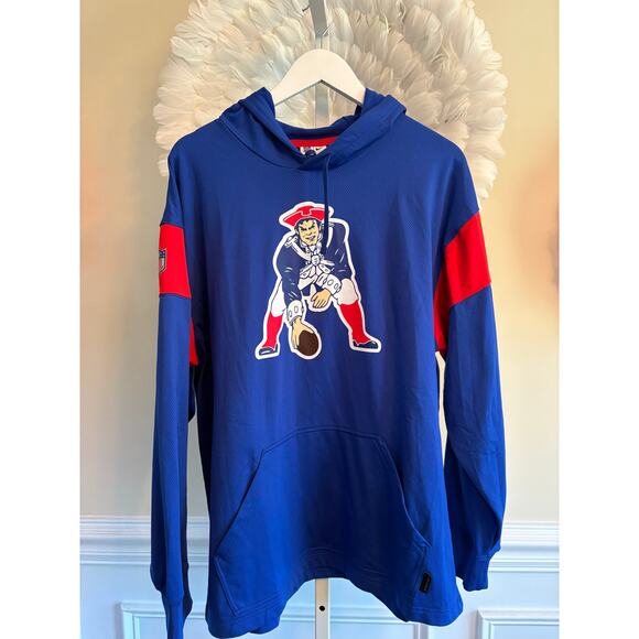 NIKE NEW ENGLAND PATRIOT HOODIE SIZE L NWT - Picture 1 of 6